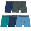 Fruit of the Loom mens 4-way Stretch Boxer Briefs | Lightweight & Moisture Wicking Underwear | Long Leg, Regular Leg & Trunk L