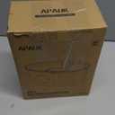 Cat Water Fountain Stainless Steel 108oz/3.2L, APAUK Automatic Pet Fountain Dog Water Dispenser with Water Level Window, Quiet Cat Fountain for Drinking, Inside with Replacement(1 Filter&1 Sponge) (Silver)