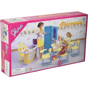 Gloria Dollhouse Furniture - Classroom Play Set, Small