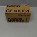 NOCO GENIUS1, 1A Smart Car Battery Charger, 6V and 12V Automotive Charger, Battery Maintainer, Trickle Charger, Float Charger and Desulfator for Motorcycle, ATV, Lithium and Deep Cycle Batteries