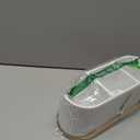 HouseJoy Countertop Silverware Holder, Silverware Caddy Organizer Holder for Forks, Spoons, Knives, Cutlery Caddy with 3 Compartments, Kitchen Utensil Holder for Party, Countertop (White)