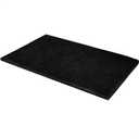 THEODORE MAGNUS Blank Door Mat - Welcome Mat for Front Door with Non-Slip Backing - Durable Coir Doormat - Perfect for Outside Entrance and Entryway Matt - Outdoor/Indoor - Black - 17" x 30" (1'5" x 2'6" (Rectangular))