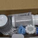 Rossesay Water Filter for Sink with 2 Replacement Filter Faucet Water Filter Faucet Water Purifier Water Filtration System Reduce Chlorine and Bad Odor Impurities for Tap Kitchen Bathroom Tub