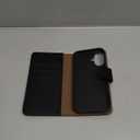 SUANDUCK Wallet Case for iPhone 17 6.3" with RFID-Blocking Credit Card Holder, PU Leather Folio Flip Cover Women Men Protective Phone Case Compatible with Apple 17, Black