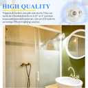 4 Pcs E26 Medium Base Ceiling Lamp Holder Keyless Light Sockets White Bulb Socket Incandescent Fluorescent CFL Lamp Holder 660w 250v (Porcelain)