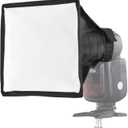 6" x 7" Collapsible Mini Softbox  Universal Flash Diffuser for Canon, Nikon, Sony, Neewer, Godox Speedlights, Includes Storage Pouch