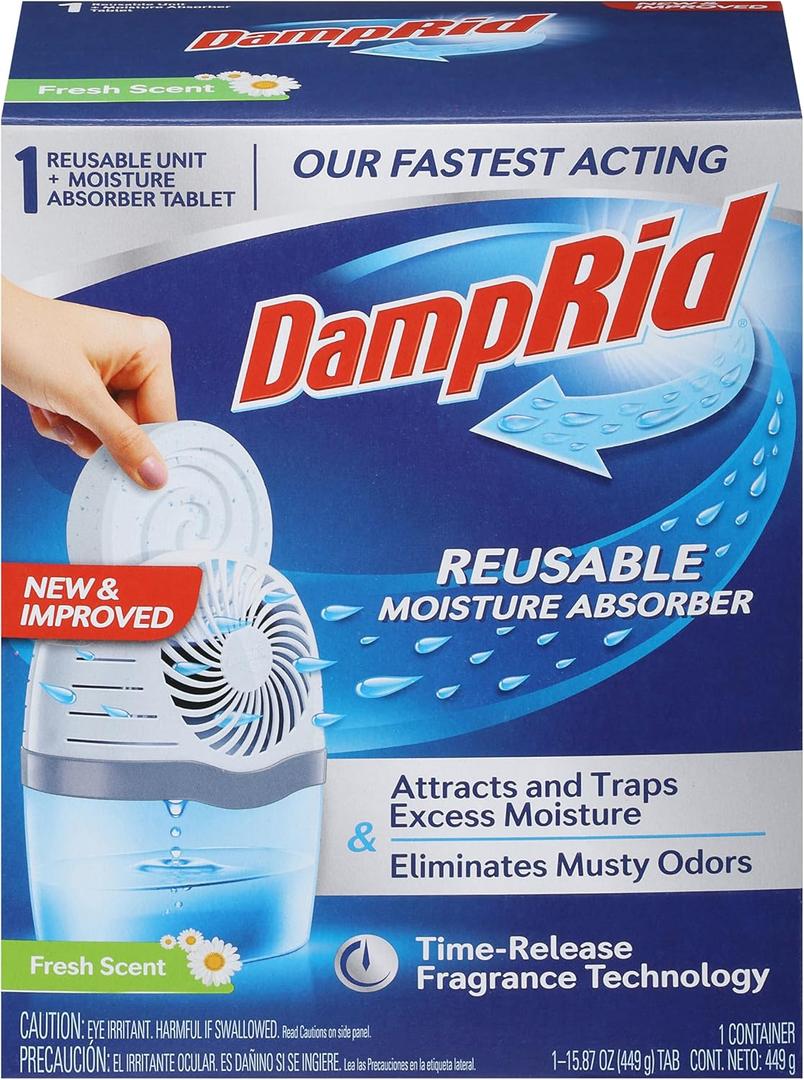 DampRid, Reusable Moisture Absorber Fresh Scent, 15.87 Ounce