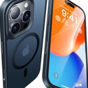 Pack of 2 Opxyl Magnetic for iPhone 16 Pro Case Compatible with MagSafe, [16FT Drop Protection] Shockproof iPhone 16 Pro Phone Case for MagSafe Wallet Sleeve, Magnetic Car Holder, Magnetic Charger, Black