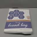 2 Pack Reusable Beeswax Bread Bags for Sourdough & Homemade Bread, Cotton Waxed Bags Keeps Fresh Longer XL Food Storage Bags with Beeswax Lining, Freezer Safe, Baking Supplies for Sourdough