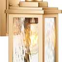 VIANIS Motion Sensor Porch Lights, Outdoor Light Fixtures Wall Mount Dusk to Dawn, Gold Waterproof Exterior Lights for House, Outdoor Wall Lights for House, Doorway, Patio, Anti-Rust