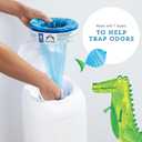 Mama Bear Diaper Pail Refills for Genie Pails, Unscented, 2160 Count (8 Packs of 270)