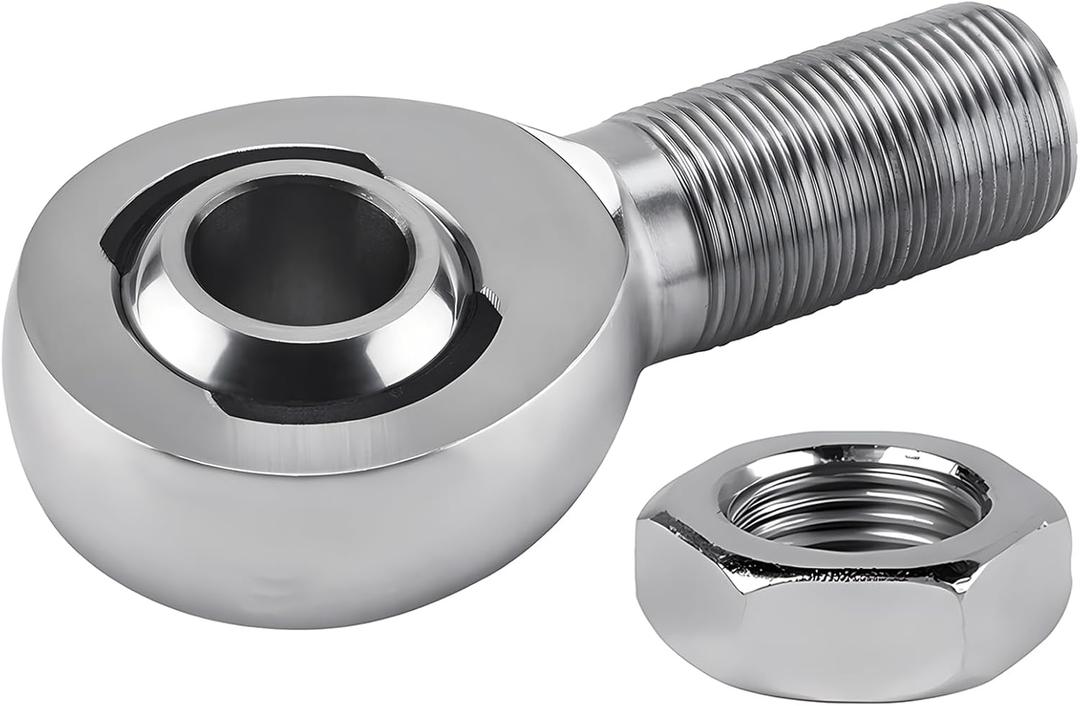 3/4" Heim Joint Rod End Bearing w/Jam Nut,RH 3/4"-16 Thread x 3/4" Bore Chromoly Panhard Rod End Kit for Steering, Suspension,Traction Bars,Links Joints-1Pk