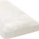 H.VERSAILTEX Velvet Stretch Individual Chaise Cover Sectional Couch Covers for L Shaped Sofa Both Left/Right Furniture Protector Seat Cushion Sofa Cover (1 Piece Chaise Cover, Porcelain White)