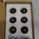 Goo-Ki Antique Oil Rubbed Bronze Cabinet Knobs with 1''(24mm) Dia,Casual Luxury Solid Zinc Cabinet Handles for Drawer,Cupboard, Wardrobe,6 Pack