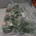 Ling's moment 2PCS Terracotta Arch Flowers Artificial Floral Swags Centerpieces Wedding Decor Mantel Faux Burnt Orange Rose Garland Arrangements for DIY Sweetheart Table Wall Window Welcome Signs