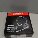 Wireless Headset, Trucker Bluetooth Headset with Microphone Noise Canceling & USB Dongle, 5.0 Wireless Headphones with Mic Mute for Cell Phone PC Computer Work Office Teams Meeting Call