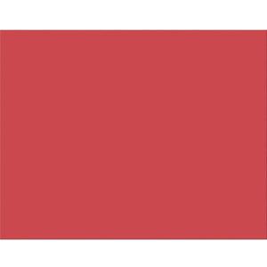 Pacon® PAC54751 4-Ply Railroad Board, Red, 22" x 28", 25 Sheets