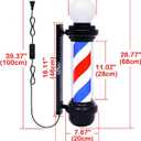 27'' Red White Blue Barber Pole Light