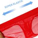 Arjen Kroos Men's Sexy Briefs Mesh Breathable Comfortable Underwear (XXL)