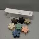 Flower Claw Clip 7 PCS Claw Clips, Hair Clips for Women Non Slip for Thick Hair Women Girls Gifts, 7 Colors