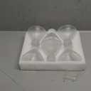 PTSTING Martini Glasses (Set of 6) Vintage Cocktail Glasses Bar Glasses (7.8oz) for Martini,Cocktail,Margarita,Cosmopolitan for Manhattan, Brandy (Transparent)