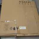 Decorative Rattan Wall Mirror, Boho Bathroom Modern Makeup Mirror, Rustic Wall Bohemia Mirrors for Bedroom, Living Room, Vanity Versatile Farmhouse, Nursery, Bathroom, 24"x24", Round