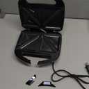 OSTBA Sandwich Maker, 2 Slice Grilled Cheese Maker with Non-stick Triangle Plates, Indicator Lights, Cool Touch Handle, Easy to Clean and Store, 750W