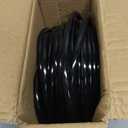 16/3 50 FT Outdoor Extension Cord Waterproof, Weatherproof & Flame Retardant Black 3 Prong Power Cord Outside for Lawn & Garden, 13 Amps 1625 Watts 125 VAC 16AWG SJTW, ETL Listed