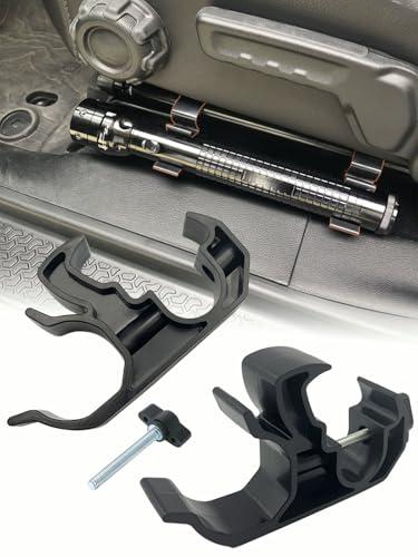 Flashlight Holder Bracket Mount for Jeep, Seat ABS Flash Light Mount No Drill Flashlight Mounts Compatible with 2018-2022 Jeep Wrangler JL Unlimited 4Door & 2020-2022 Jeep Gladiator JT