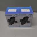 2 x FBB Phone Mount for Car, Air Vent Car Phone Holder with Metal Hook, One-Handed Operation 360 Rotation Cradle Compatible with 4-7 inch iPhone Samsung and Other Smartphones (Dark Black)