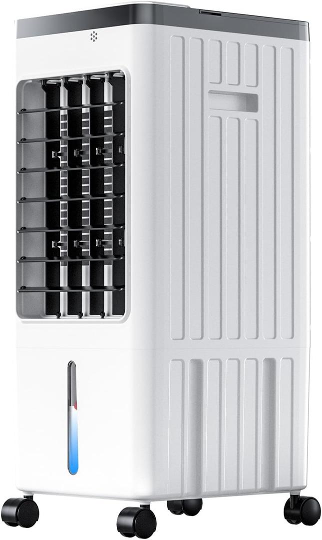 3-IN-1 Portable Air Conditioners, Evaporative Air Cooler w/Remote & 3 Speeds, Windowless Air Conditioner, 2 Gal Tank & 4 Ice Packs for 45H Cooling, Quiet Portable AC for Room Bedroom Office