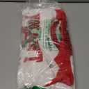 Retro You Ain't Getting Shit Funny Santa Christmas Raglan Baseball Tee, White/Red, Medium 