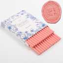 2 x Flamingo Pink Wax Seal Sticks,26pcs Glue Gun Sealing Wax Sticks for Wax Seal Stamp Wedding Invitations Letter Envelope Cards Christmas Package Decoration (Flamingo Pink)