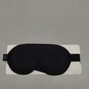 YFONG Weighted Sleep Mask, Women Men 3D Blocking Lights Sleeping Mask (4.2oz/120g), Pressure Relief Night Sleep Eye Mask with Adjustable Strap, Eye Cover Blindfold for Travel Nap Yoga, Black