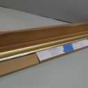 BlastHome® Luxury Fixed Length Curtain Rod, 8 ft, Brushed Gold