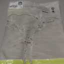 Leetaltree Beige White Placemats Set of 6 - Heat Resistant Non-Slip Place mats for Dining Table, Washable Durable PVC Vinyl Woven Table Mats(Beige White, 6)