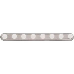 Kichler Linear Bathroom Vanity Light Fixture 48 in Brushed Nickel, Sleek 4-Light Fixture for Bathrooms, 5019NI