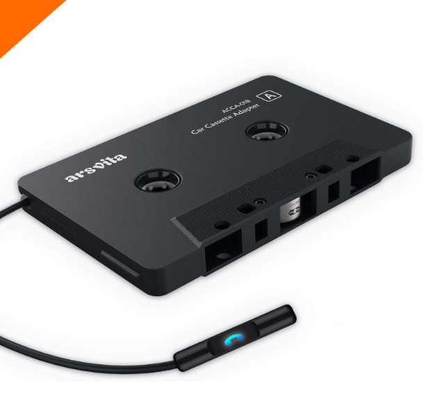 Elook Car Audio Receiver, Bluetooth Cassette Receiver Tape Aux Adapter Player with Bluetooth 5.0