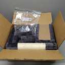 SYANDLVY Small Cat Tree for Indoor Cats Large Adult, Activity Tower with Scratching Post, Modern House with Padded Perch, Kittens Condo with Board, Cat Cave (Smoky Grey)