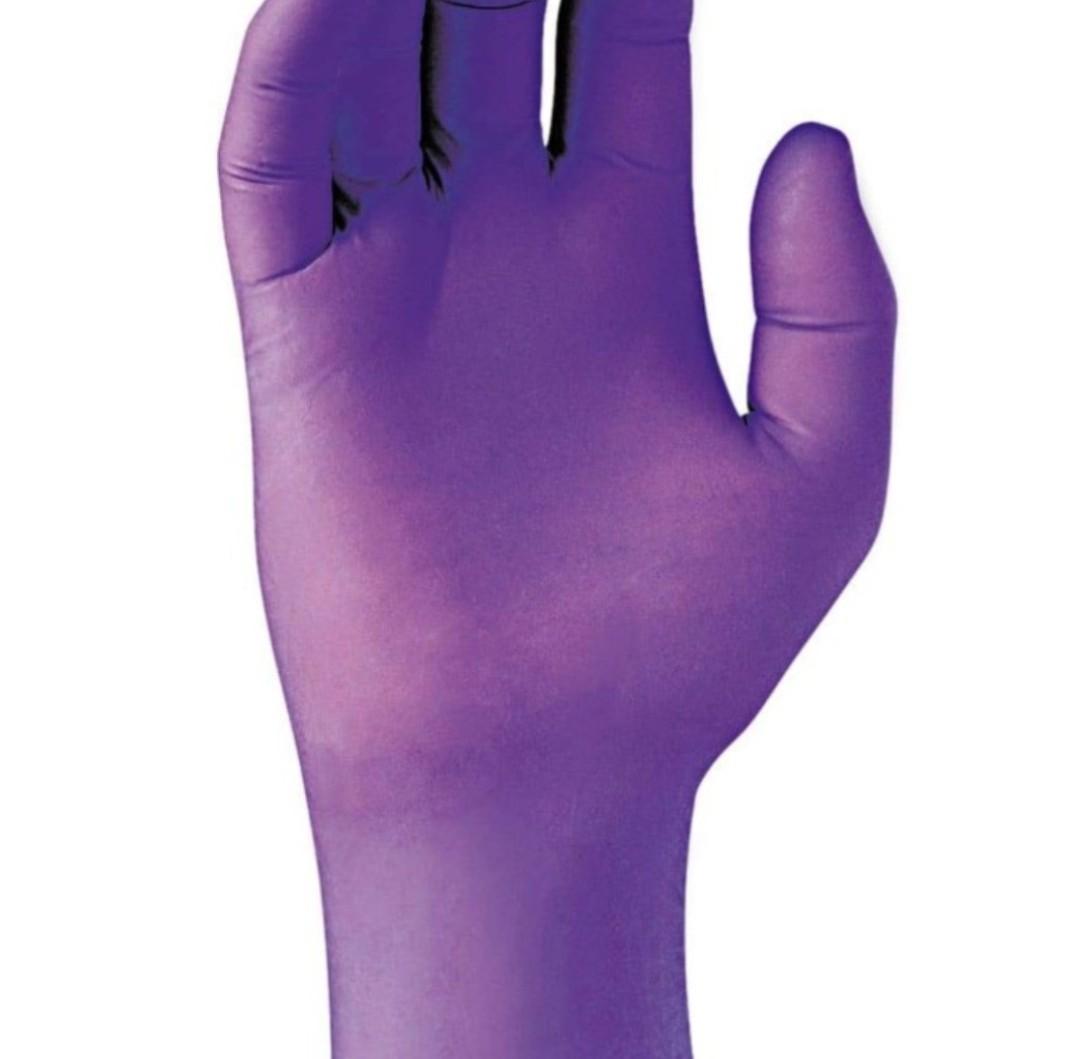 Vaingarb Nitrile Exam Gloves 1000 Count Large Purple Disposable Medical Gloves Latex Free Case of Powder Free Examination Glove