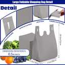 Windyun Large Grocery Bags Bulk Non Woven Totes