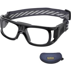 "N/A" Sports Goggles Glasses Men Racquetball Basketball Football Eyewear Protective Glasses Shock Collision Lens Replaceable