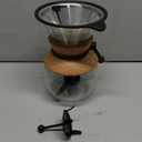 Bodum 34oz Pour Over Coffee Maker, High-Heat Borosilicate Glass with Reusable Stainless Steel Filter and Cork Grip - Made in Portugal