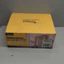 19.5" Knurled Brass Wall Sconces Set of 2, Gold Bathroom Vanity Light Fixtures with Crackle Glass Tube, Modern Lamp Lighting for Bedroom, Living Room, Hallway, Staircase, Mirror, Kitchen