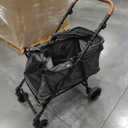 Dog Stroller for Large & Medium Dogs (20–132 lbs), for 2 Small Dogs | Pet Stroller, Cat Strollers for 2 Cats, Extra Large Heavy Duty, Foldable & Fully Ventilated Design, Gray