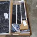 Lift Up Storage Bed Frame Queen Size Floating Bed Frame with Adjustable Headboard/LED Lights/Charging Station/Outlet,Velvet Upholstered Tufted Platform Bed Frame/Wooden Slat/No Box Spring Needed,White