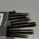 14 Unscented Black Taper Candle,10 inch Tall and 3/4 inch Thick,7.5 hrs Clean Burning,Dripless Candles for Weddings, Prayers, Festivals, Churches