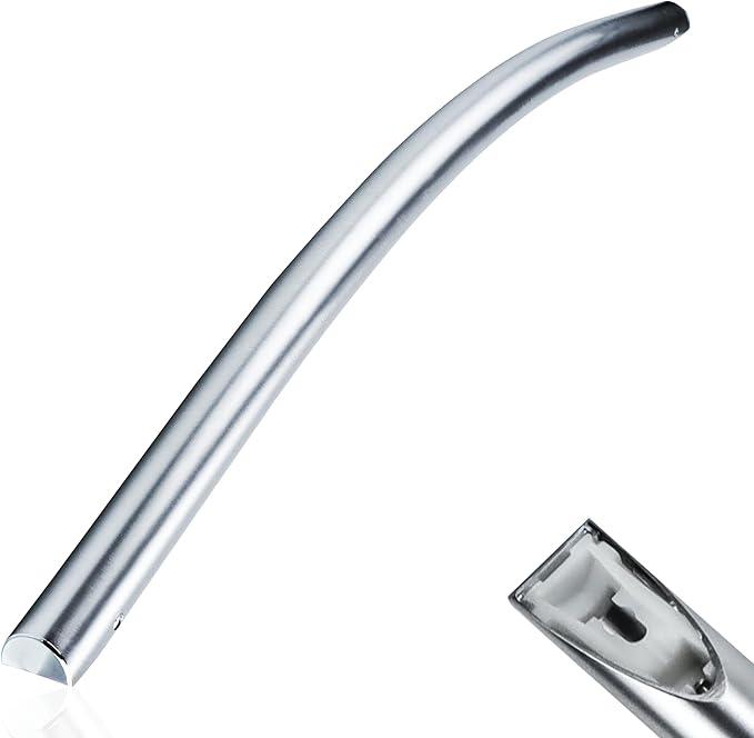 DA97-12712C - Samsung Freezer Door Handle | High-quality silver Samsung freezer handle replaces PS4176693 AP5620417 DA97-11515C