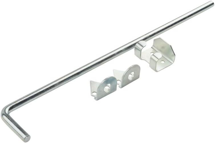 National Hardware N177-196 835 Cane Bolt in Zinc, 1/2" x 18"