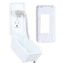EUDEMON Baby Safety Electrical Outlet Cover Box Childproof Large Plug Cover for Babyproofing Outlets Easy to Install & Use (1 Pack,White)